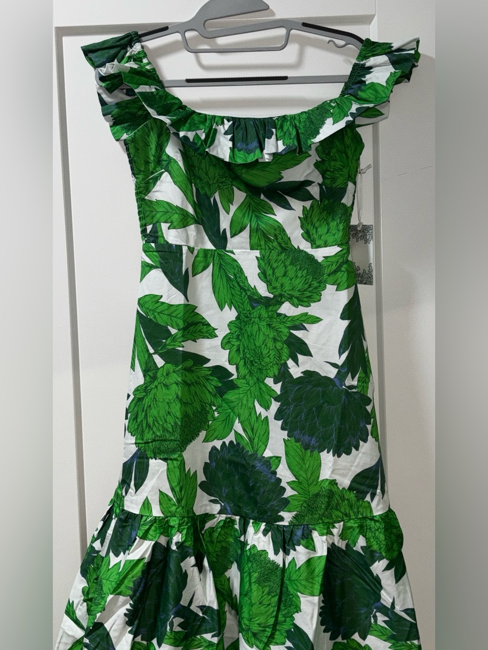 NWT Tuckernuck Hyacinth House Dandelion Floral Off-the-Shoulder Giselle Dress XS - Picture 4 of 13
